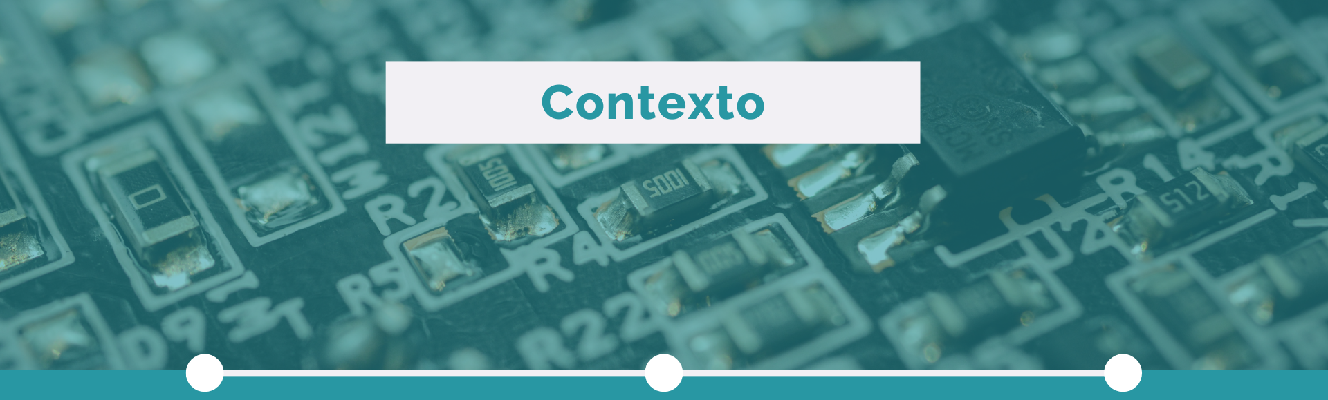 Imagem decorativa. Contém o título "Contexto"