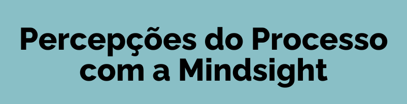 Banner de Título: Percepções do Processo com a Mindsight
